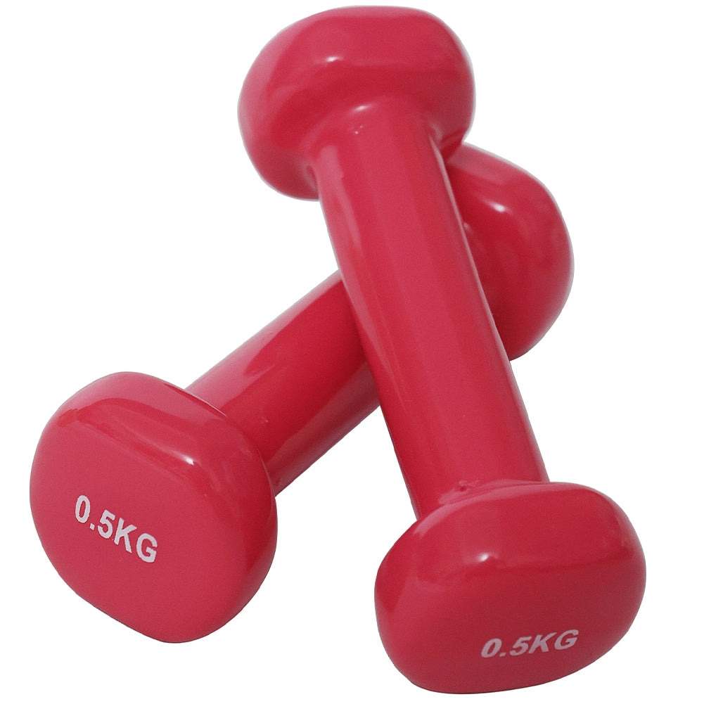 Set Manubri Palestra 6 Pesi Fitness con Valigetta 0.5kg 1kg 1.5kg colorati