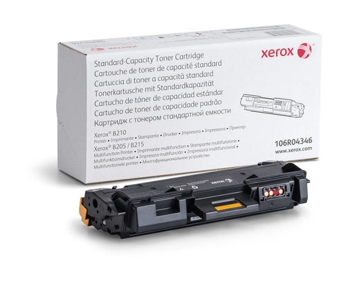 Xerox Cartuccia toner Nero a Capacità standard da 1500 Pagine per Stampante ® B210, Stampante multifunzione ® B205/ ® B215 (106R04346)