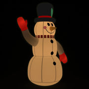 Pupazzo di Neve Gonfiabile con LED 120 cm CFW6087653