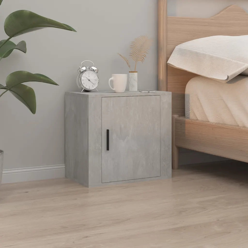 Comodini a Muro 2 pz Bianchi 50x30x47 cm 816873