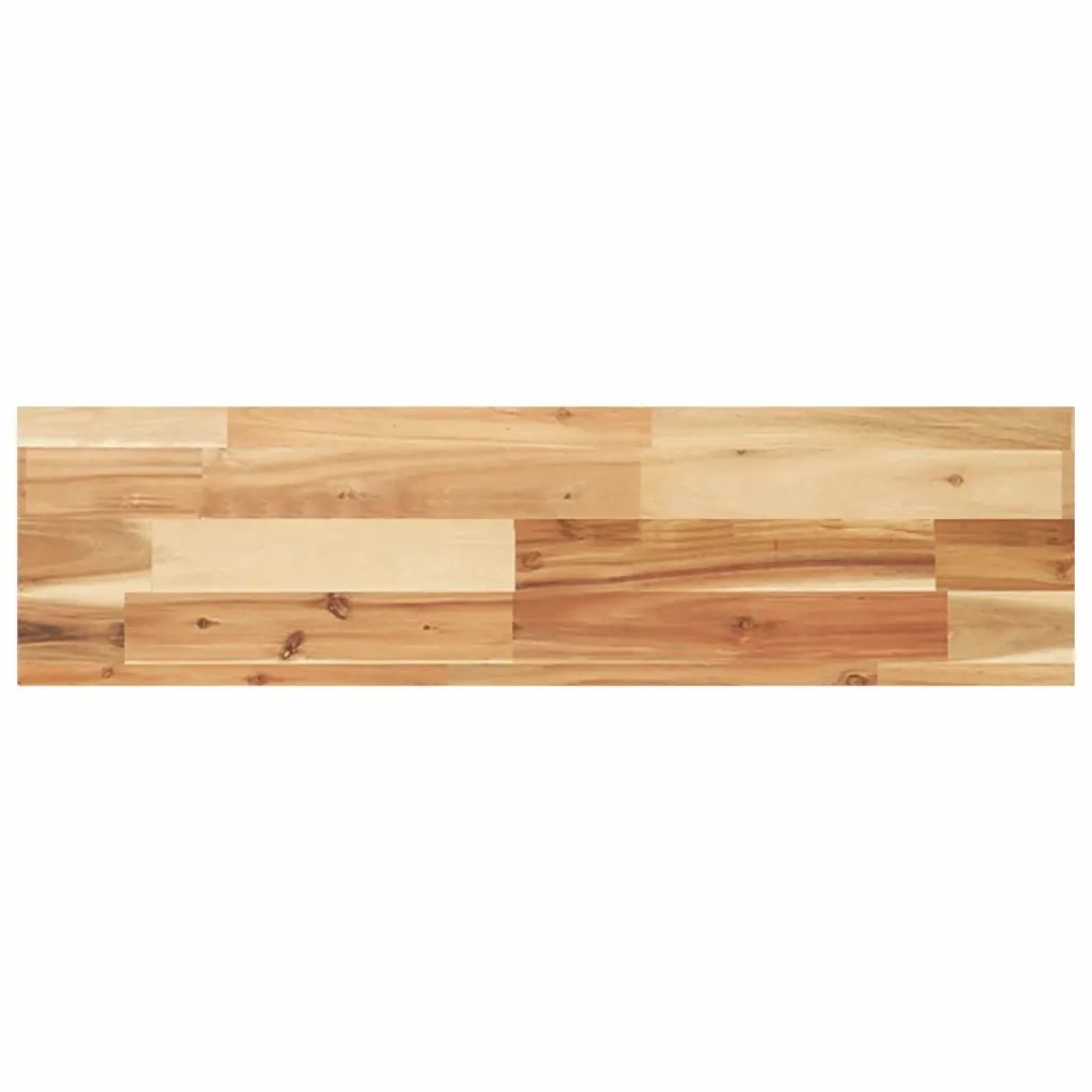 vidaXL Mensole da Parete 2 pz 100x20x4 cm Legno Acacia Rifinito a Olio