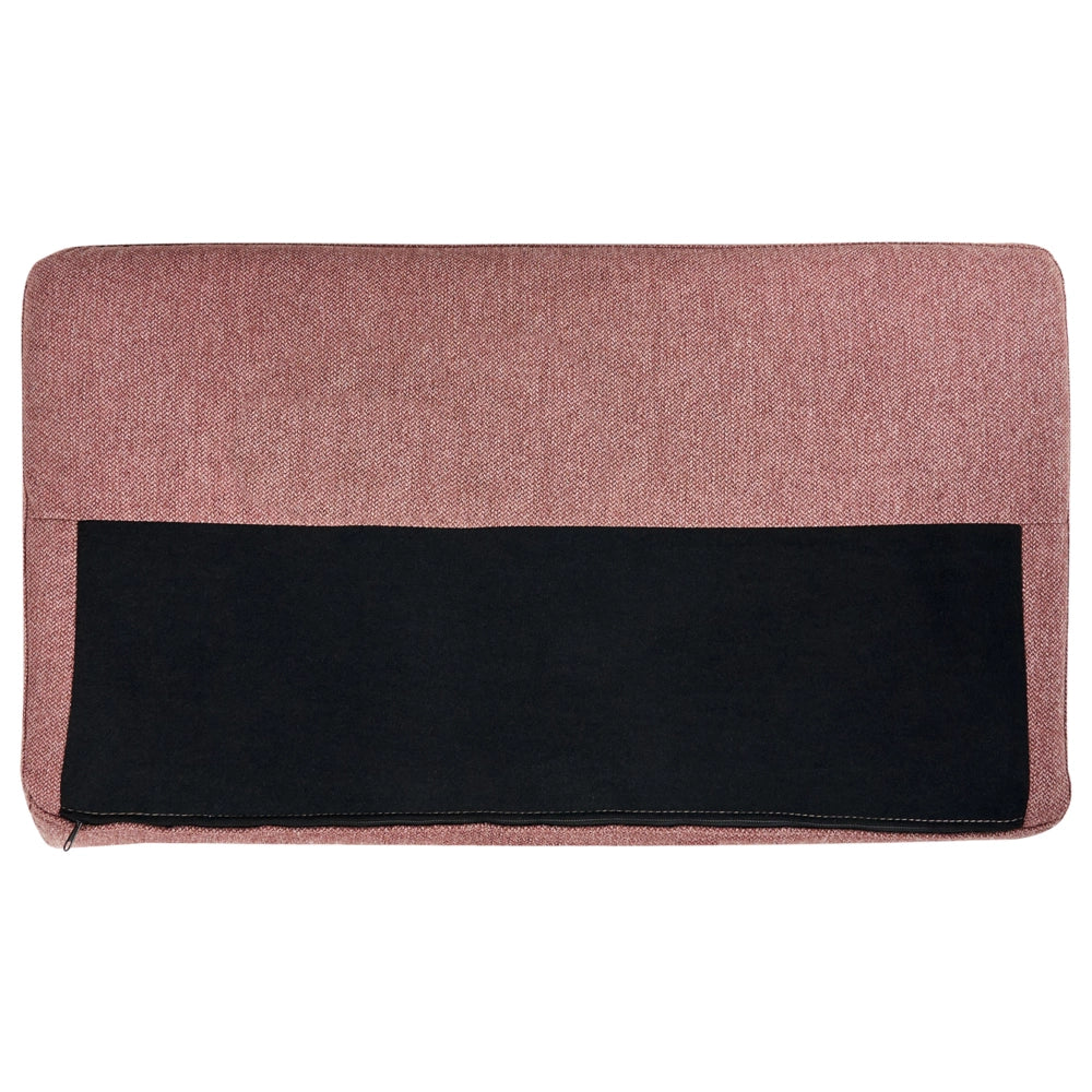 Poltrona moderna imbottita in tessuto rosa con gambe in metallo stile moderno e minimalista