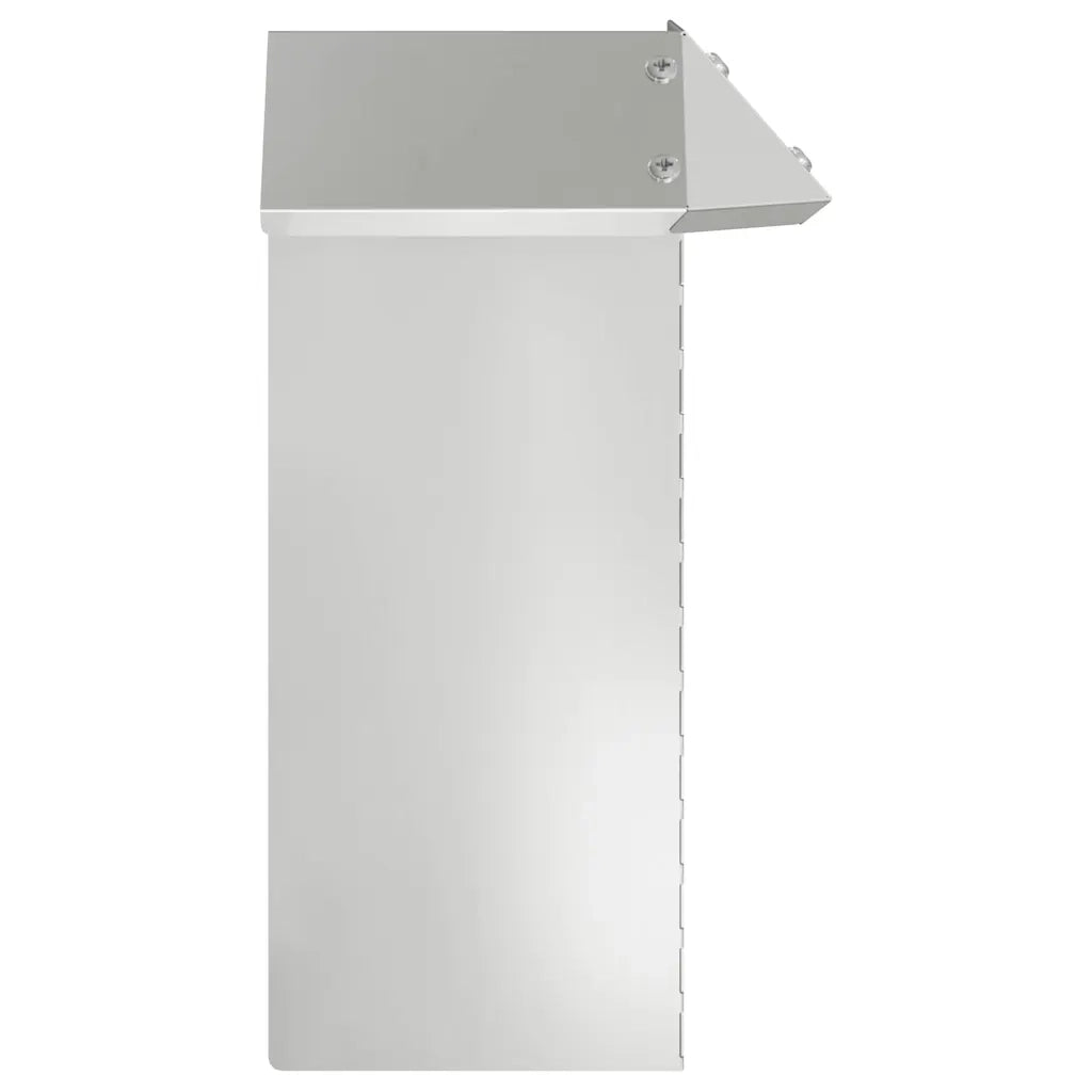 Recinto per lumache Argento 13,5 x 13,5 x 25 cm Acciaio zincato CFW1774264