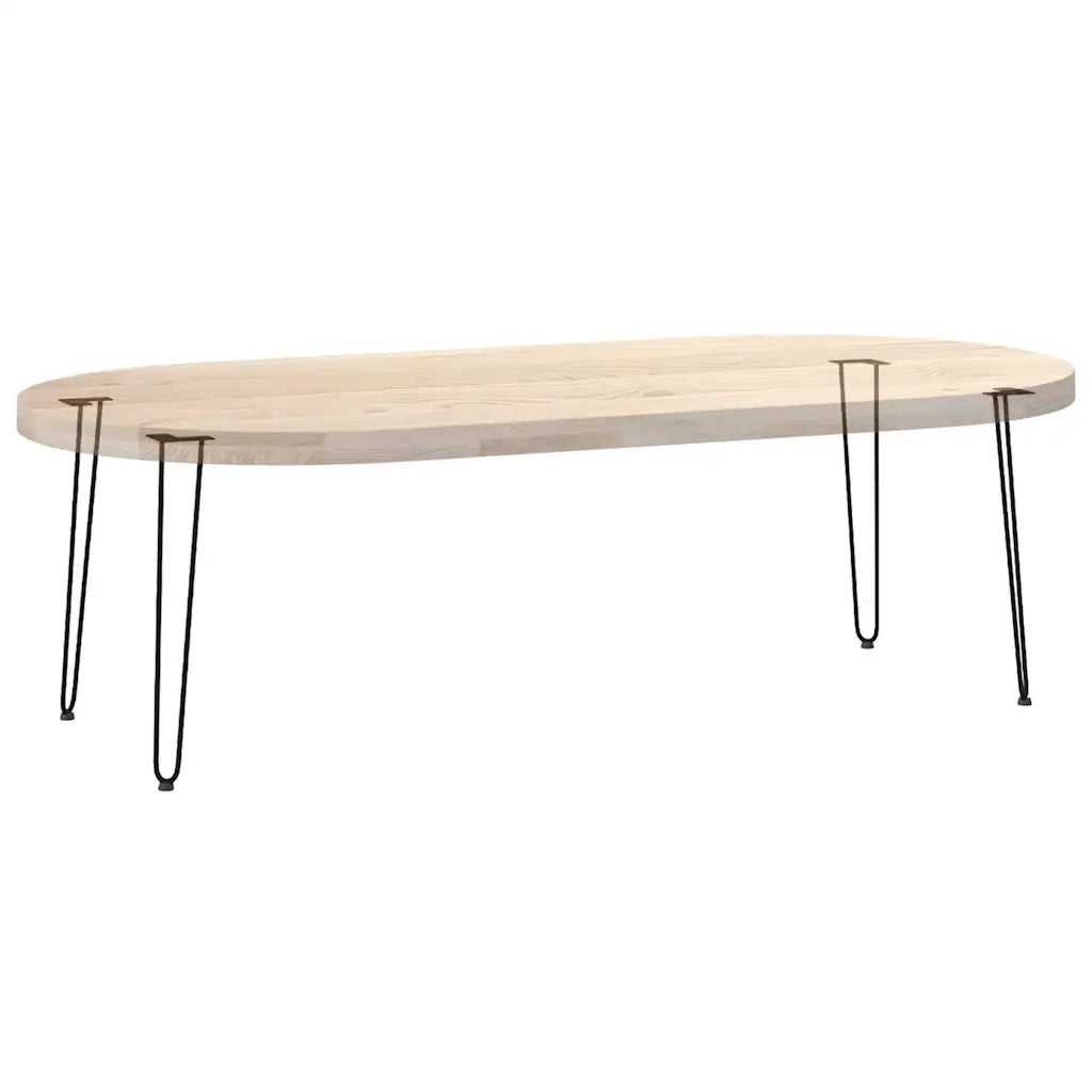 Gambe a forcina per tavoli consolle 4 pz Nero 72 cm Acciaio massiccio