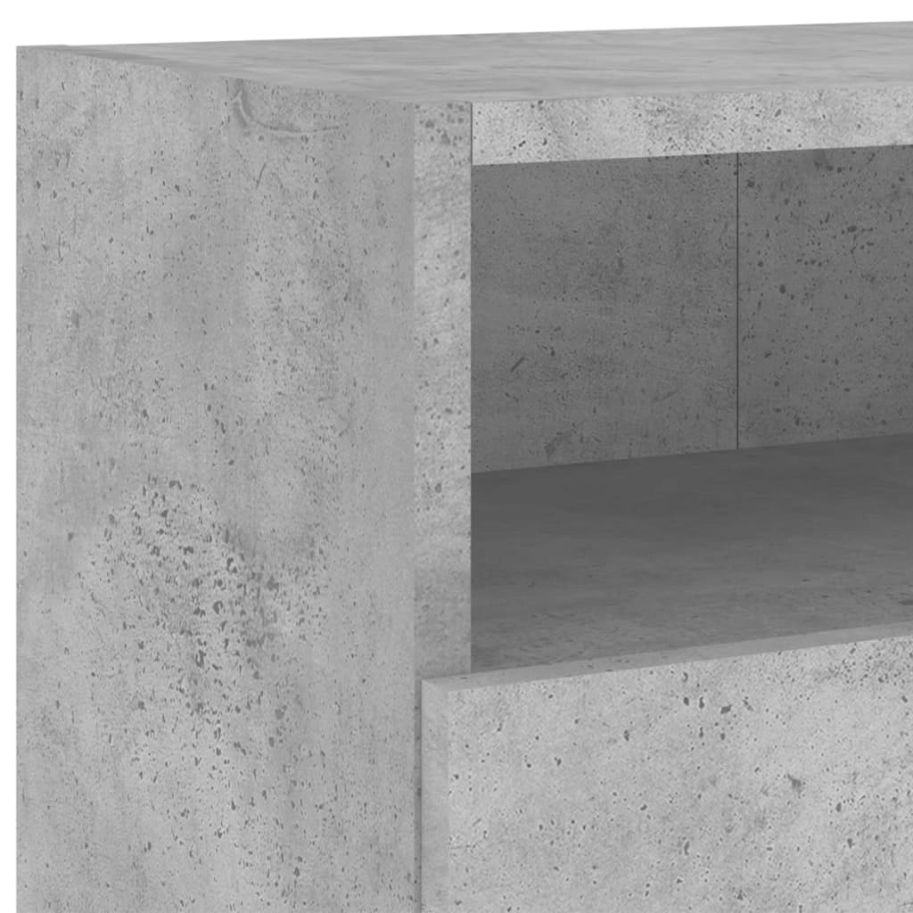 Mobile TV multimediale da parete mensola TV credenza TV per sala da pranzo soggiorno camera da letto 2 pezzi 100 x 30 x 30 cm legno ingegnerizzato grigio 02_0029020