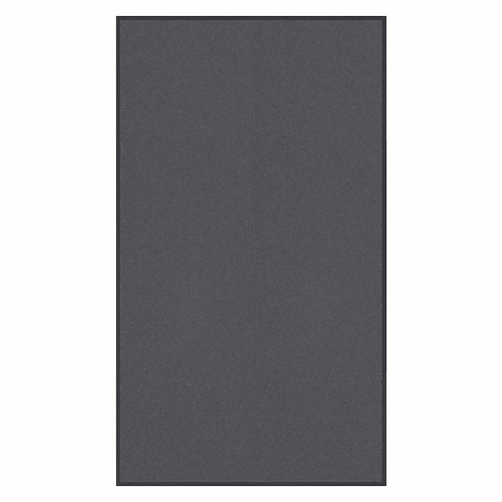 Zerbino antracite 115 x 200 cm design antiscivolo resistente adatto per uso interno ed esterno in PP antracite 02_0058165
