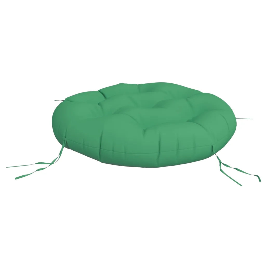 Cuscino Rotondo Verde Ø 60x11 cm in Tessuto Oxford 361945