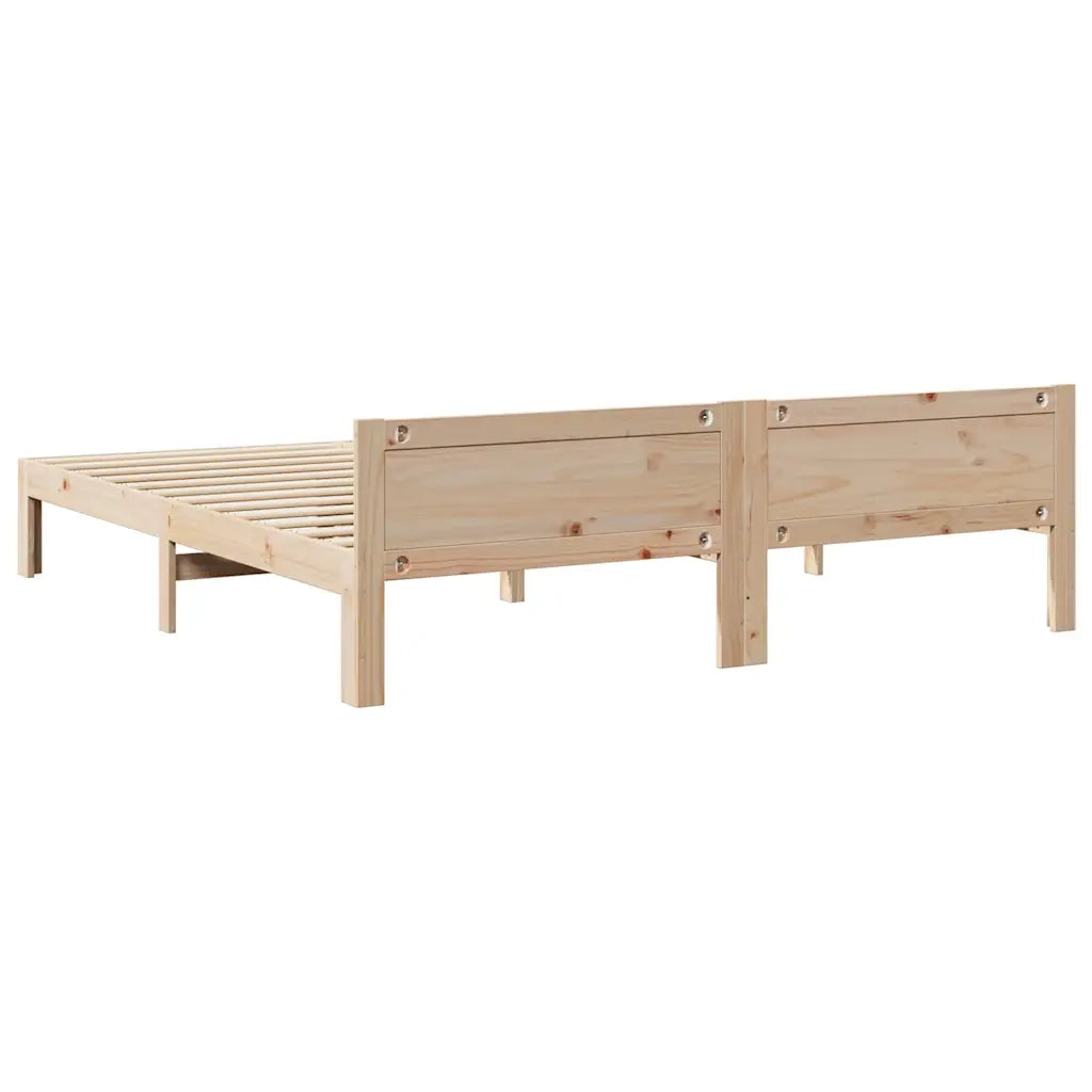 Giroletto senza Materasso 160x200 cm in Legno Massello di Pino 859229