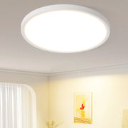 ZMH Lampada da soffitto plafoniera LED bianca minimalista 18cm 15W per camera letto cucina