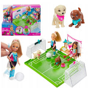 Trade Shop - Barbie Soccer Chelsea's Soccer Playset Giocatrice Di Calcio Gioco Per Bimbe 3+ -