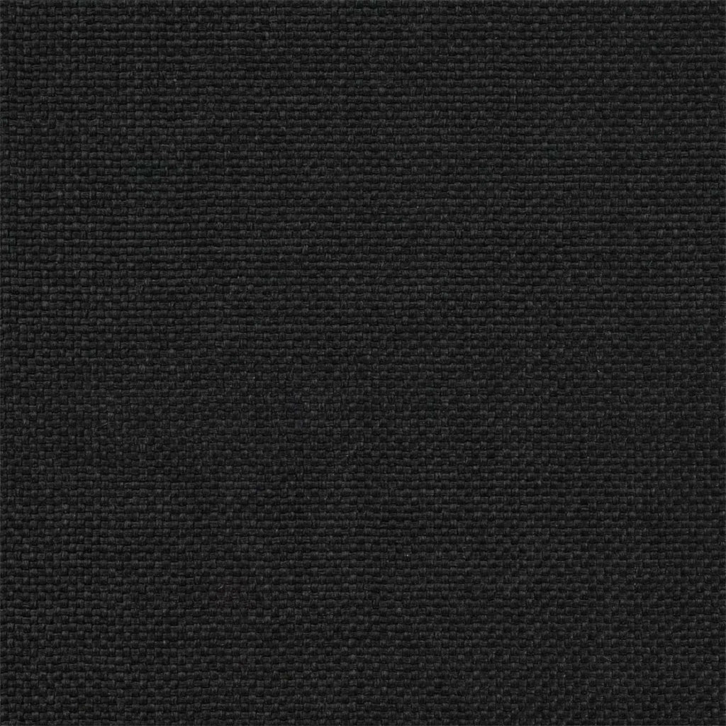 Letto con Testiera Rivestita Nero 150 x 200 cm Pino massello 3398191