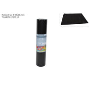 Trade Shop - Set 20 Pezzi Tovagliette Tovaglie A Strappo Runner Tnt Rullo 30 X 40 Cm Nero -