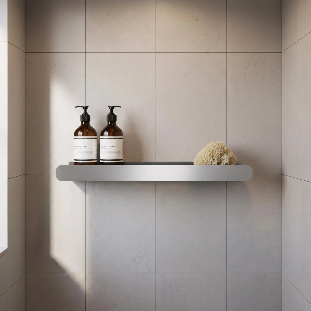 Mensola Da Bagno Sf03 60cm Steel Brush