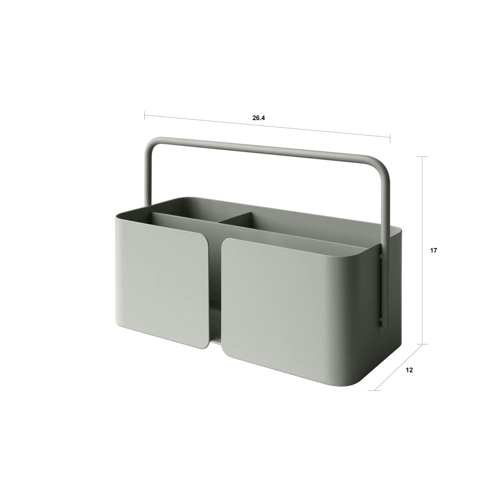 Portaoggetti KOGI big grigio verdastro