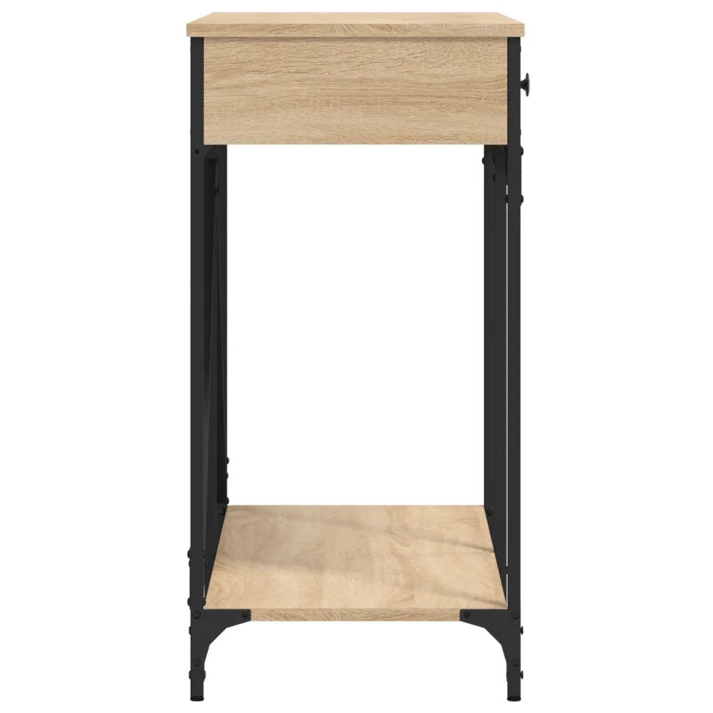 Tavolo Consolle Rovere Sonoma 100x39x78,5 cm Legno Multistrato 835485