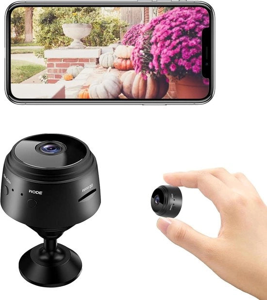 Cassa di Sorveglianza - Camera di Sorveglianza WiFi Verborga 1080P Full HD per la Casa con Audio e Video con App-Detettore di Movimento-Visione Notturna