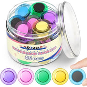 Magnetronica per whiteboard, 45 pezzi, magneti decorativi per frigorifero, magneti per whiteboard, accessori per insegnanti per scuola, casa, ufficio