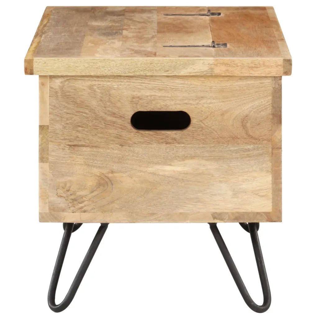 Baule 90x40x45 cm in Legno Massello di Mango cod mxl 46249