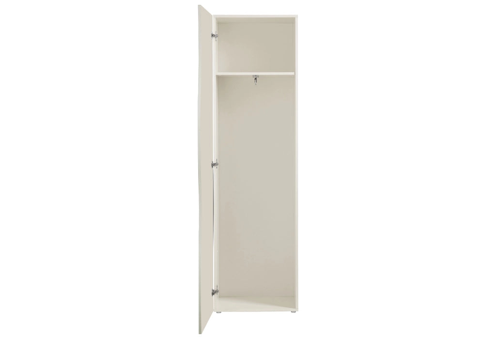 Armadio 1 Anta Onda 63x40x187,2 cm Finitura in Melamina Cachemire