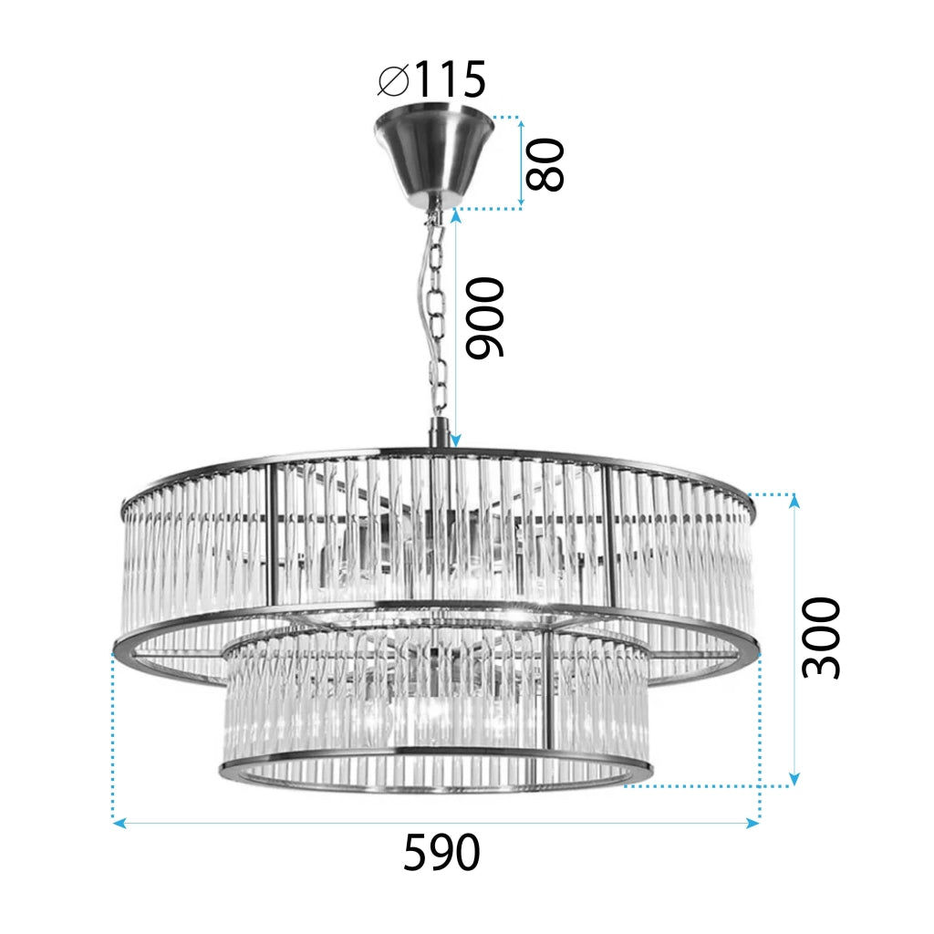 Lampada APP1562-8CP