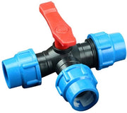 Flessibile Irrigazione Agricola - Connettore T - Flessibile - Irrigazione Esterna - Pressione di Lavoro 0-0.6 MPa - Connettore di Irrigazione