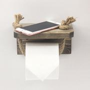 Gattico, Mensola un Ripiano, 17x10x10h cm Marrone Naturale