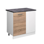 Vicco Mobile ad angolo cucina Sonoma 86 cm , PL Antracite