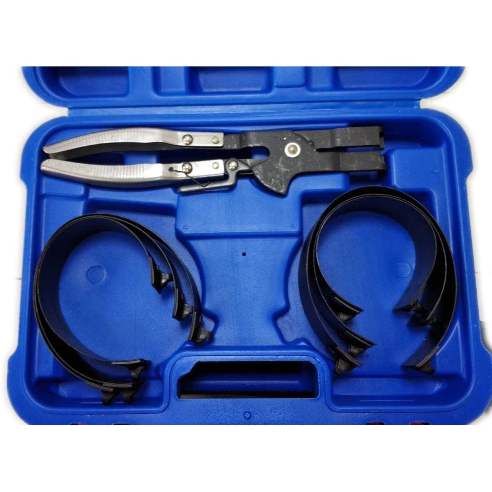 Trade Shop - Banda Di Serraggio Anello Pistone Pinza Anelli Raschia Olio Kit 7 Pz 73-111mm -