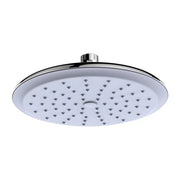 Soffione cromato e grigio con sistema autopulizia calcare - Serie Kratos