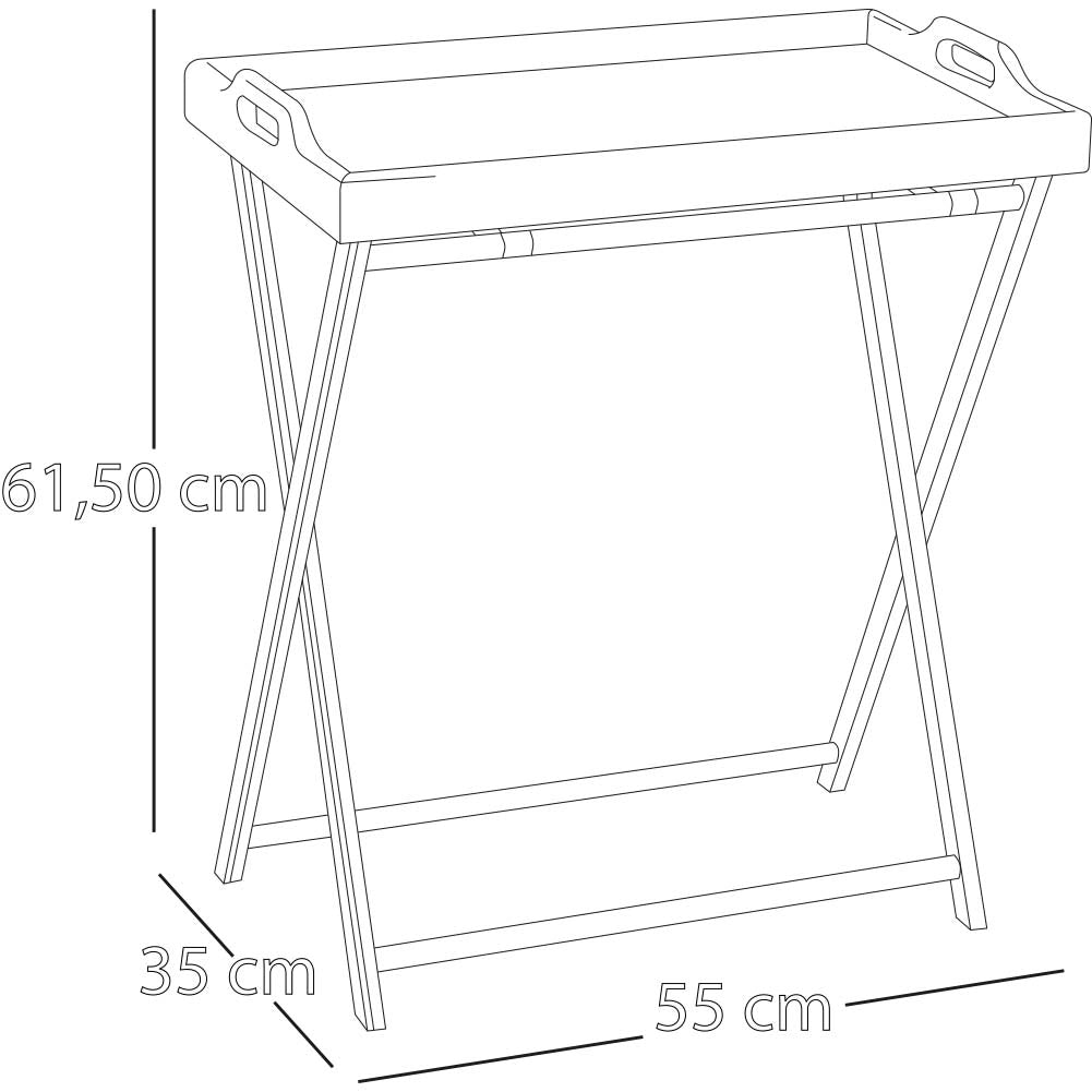 Vassoio Tavolino in Bambu' da Letto Divano per Notebook PC Tablet Pieghevole