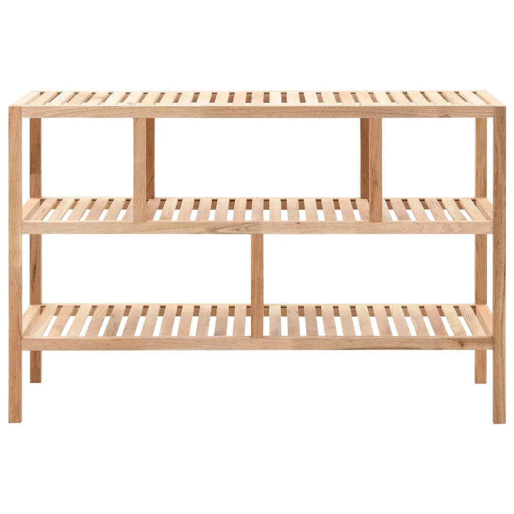 Scaffale da Bagno in Legno Massello di Noce 100x40x65 cm 247100