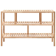Scaffale da Bagno in Legno Massello di Noce 100x40x65 cm 247100
