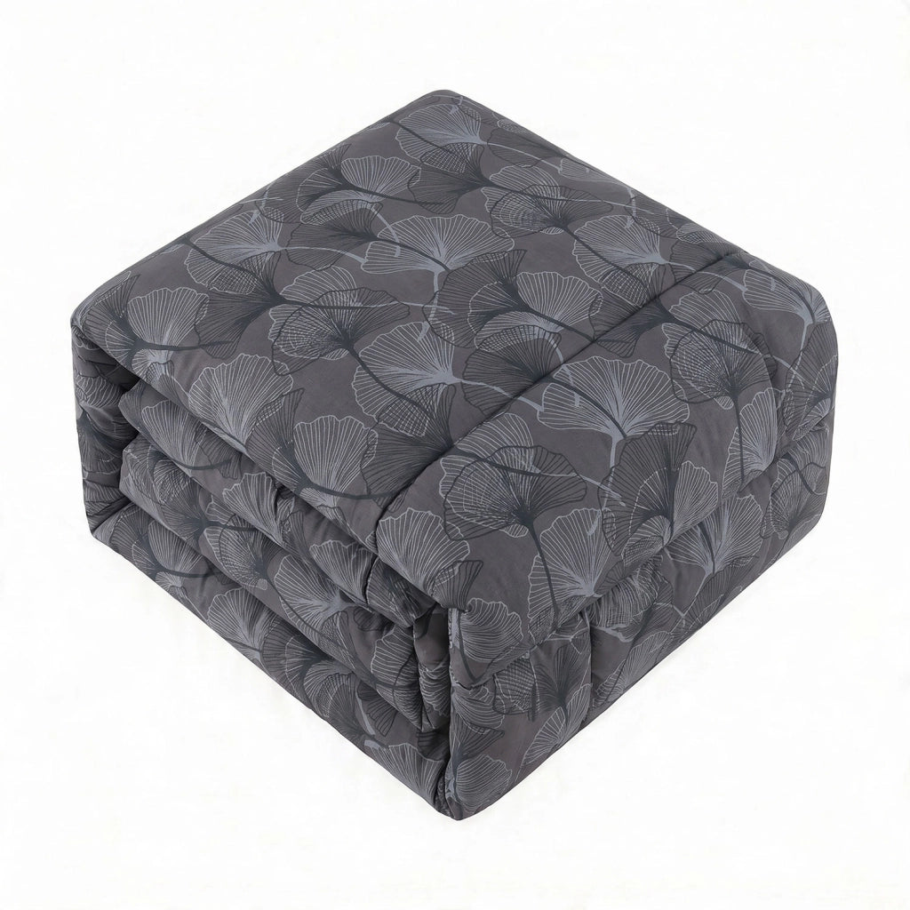 Trapunta Invernale Infinity Singolo 170x260 cm in Poliestere Ginko Grey