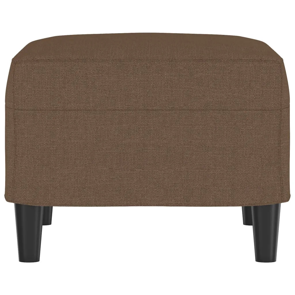 Poggiapiedi Marrone 60x50x41 cm in Tessuto 349282