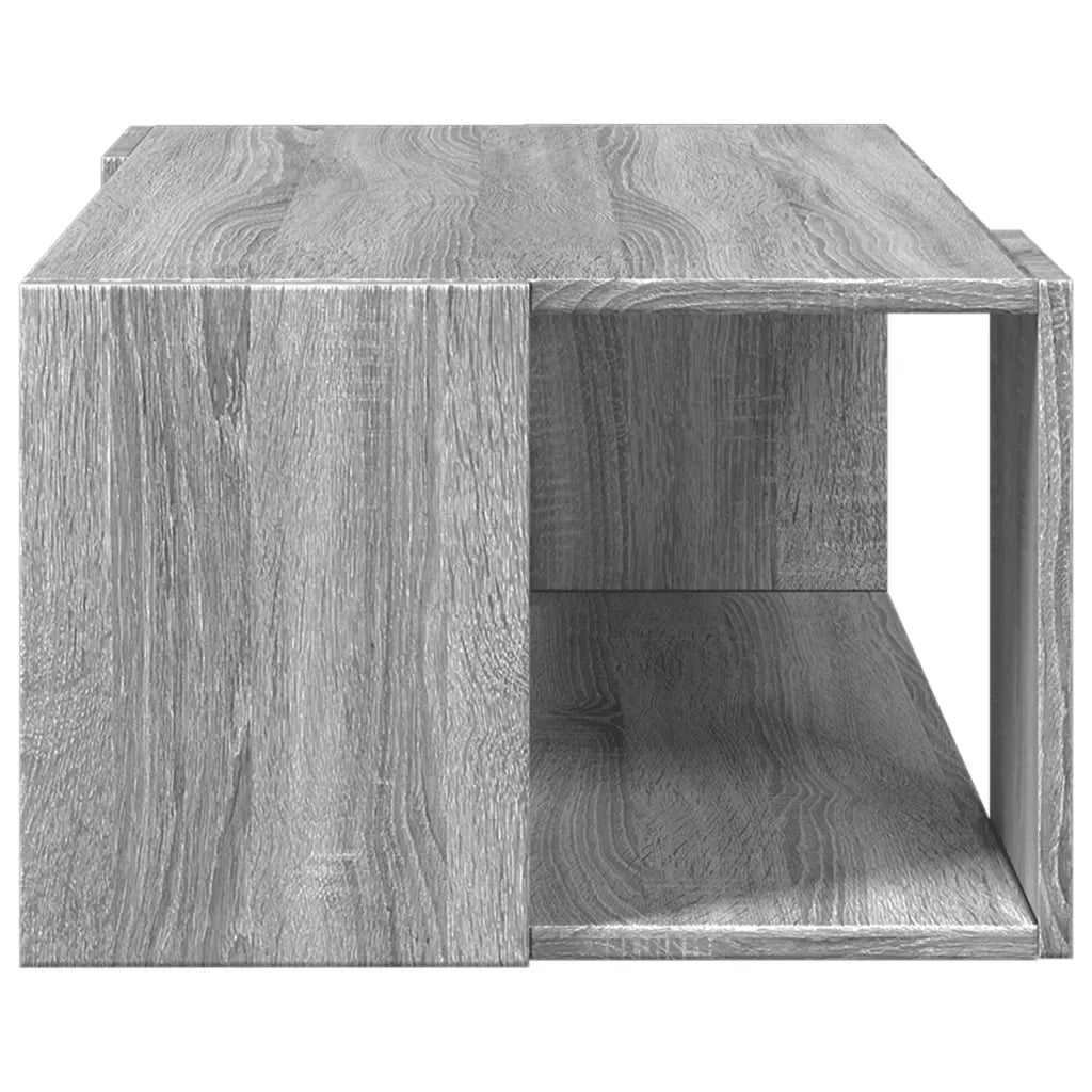 Tavolino Salotto Grigio Sonoma 89,5x48x30 cm Legno Multistrato 848155