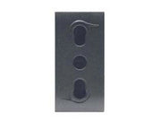 6pz presa sicurezza bivalente "onda"  - 2 poli+terra 10/16a alveoli ø mm.4/5 (7 cod:ferx.fer433679