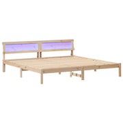Letto matrimoniale | Letto per adulti | Struttura del letto Marrone 200 x 200 cm Legno di pino massello