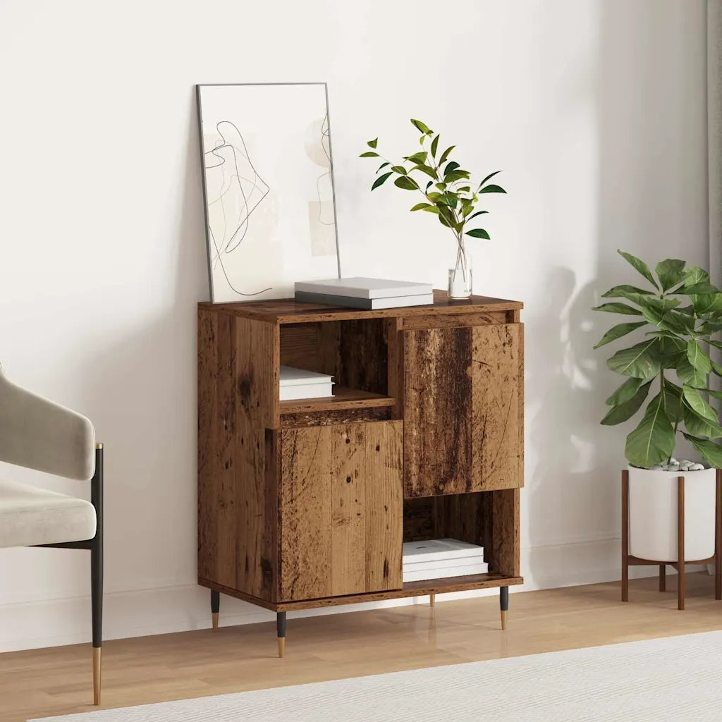 Credenza-Buffet-Armadio da cucina Legno vecchio 60 x 35 x 70 cm 675080