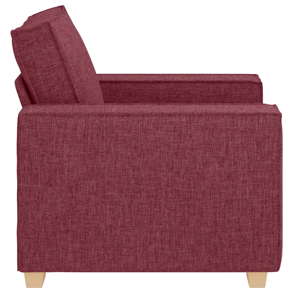 Poltrona Divano Rosso Vino 100x78x84 cm Tessuto 4104963