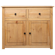 Credenza 93x40x80 cm in Legno Massello di Pino Panama Range 282697