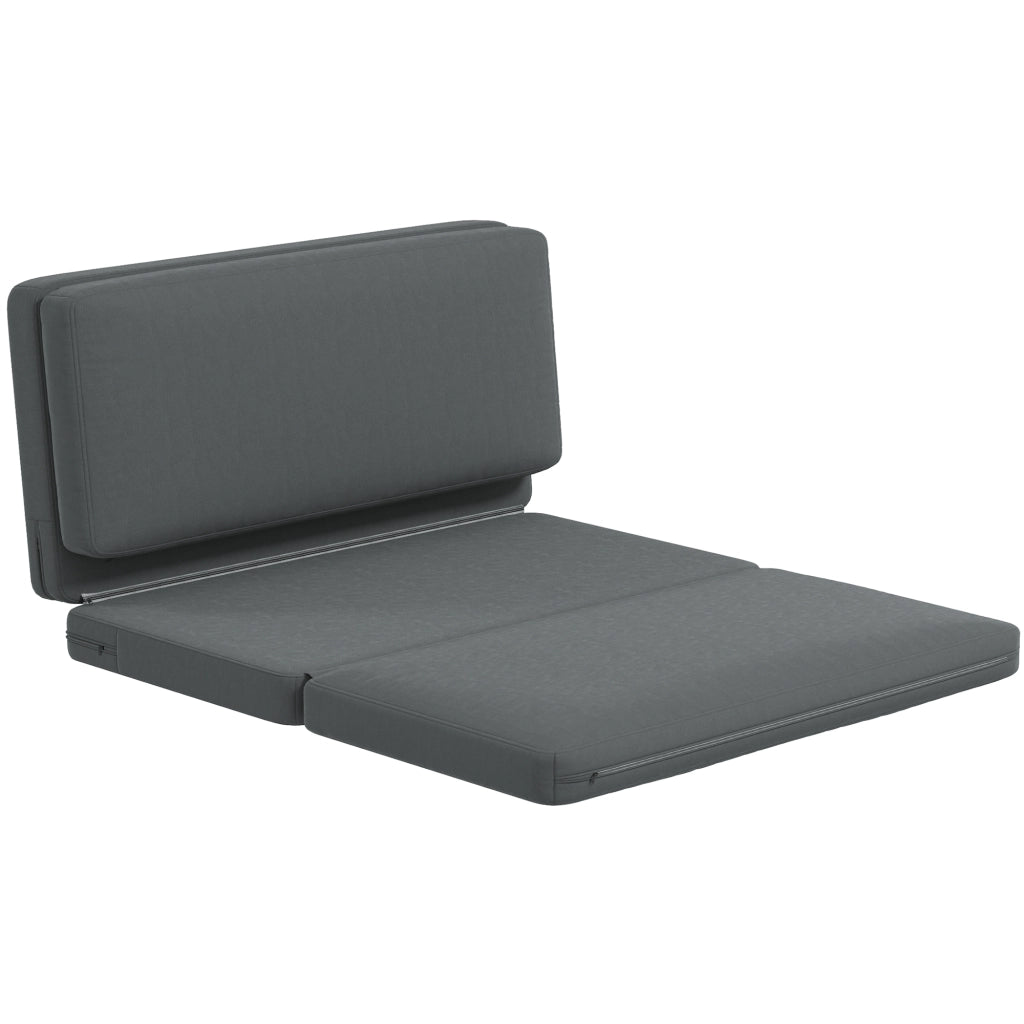 Poltrona reclinabile e letto ¨C zephmum ¨C Grigio scuro 138 cm