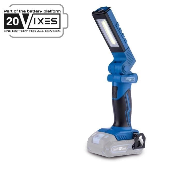 Torcia elettrica - SCHEPPACH - 20V IXES - 6200k - 300lm - autonomia 16h - senza batteria né caricabatterie - C-WL20-X