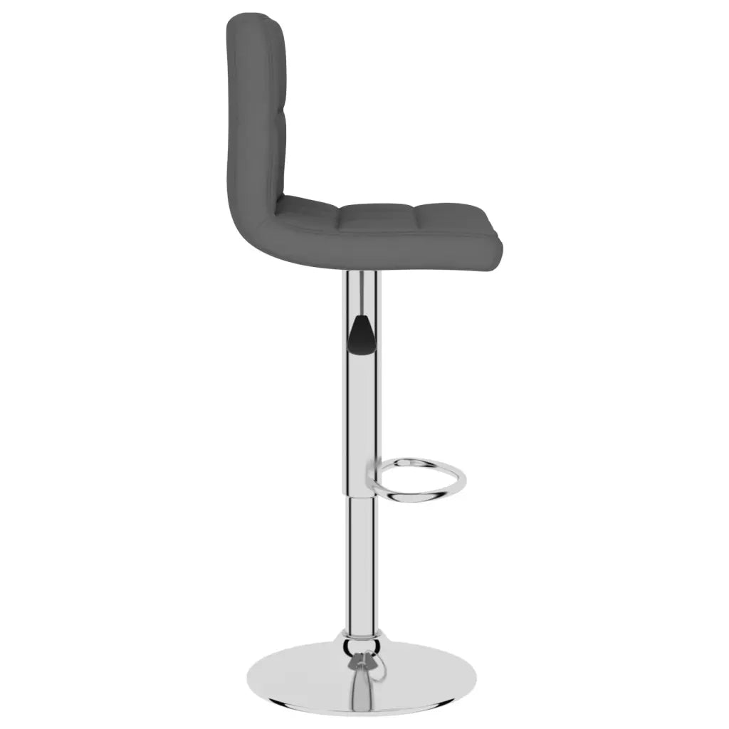 Sgabelli da Bar 2 pz in Tessuto Grigio Scuro cod mxl 69565