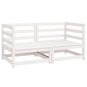 Divani Angolari da Giardino 2 pz in Massello di Pino Bianco cod mxl 35842