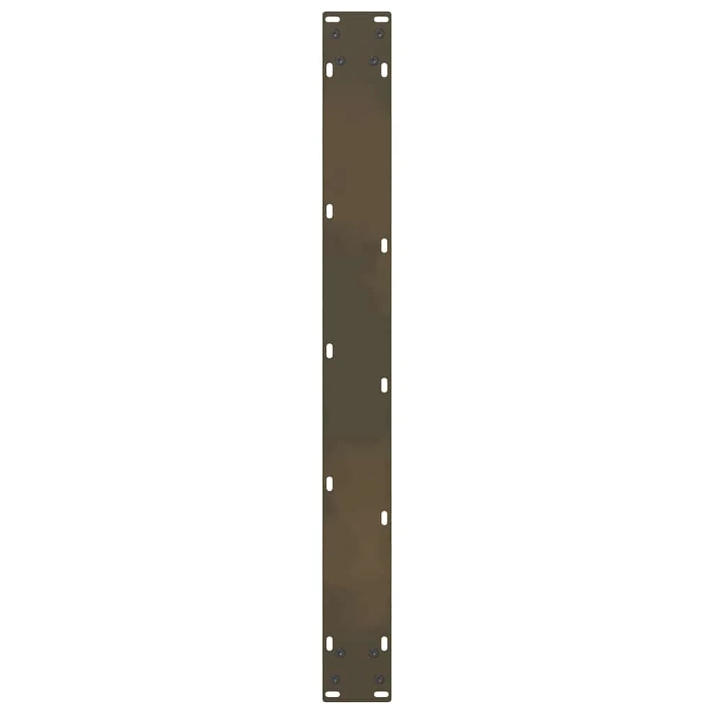 Set di 2 gambe per tavolo dal design moderno 80 x 72 cm funzione regolabile acciaio naturale 02_0057555