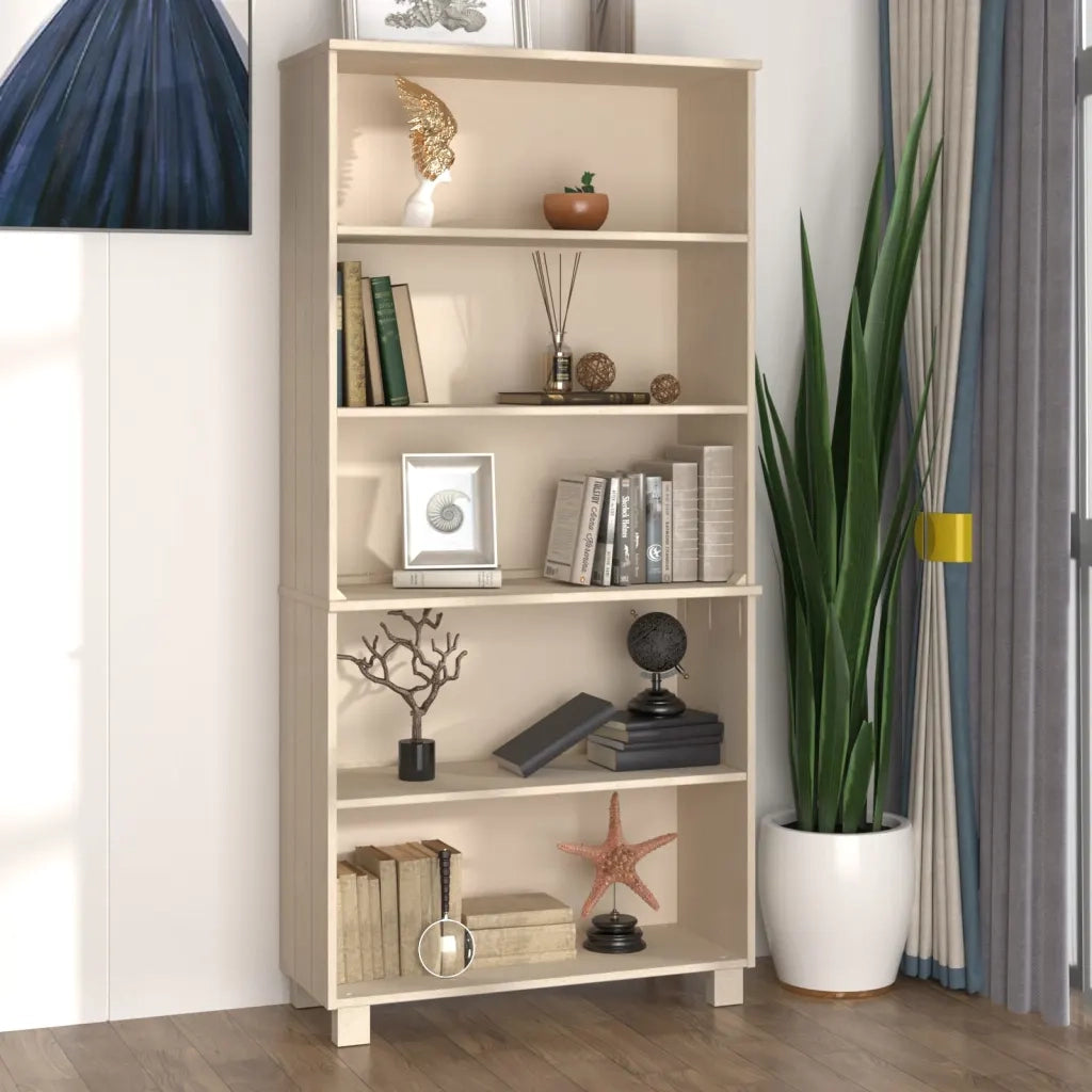 Credenza HAMAR in Legno Massello di Pino Marrone 3100938