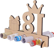 Regalo di compleanno per 18 anni - Idee regalo per ragazzo e ragazza - Dono in legno da 18 euro - Decorazione festiva - Doni in denaro per il 18° compleanno