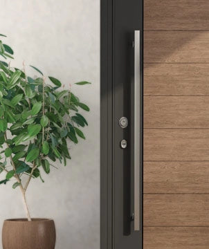 MANIGLIONE INOX 'TEXAS' 25x25x500 mm, Inter. 300 mm - Col. Inox satinato - 2 pezzi- FIMET MANIGLIE
