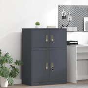 Armadio Antracite 80 x 40 x 40 cm Acciaio