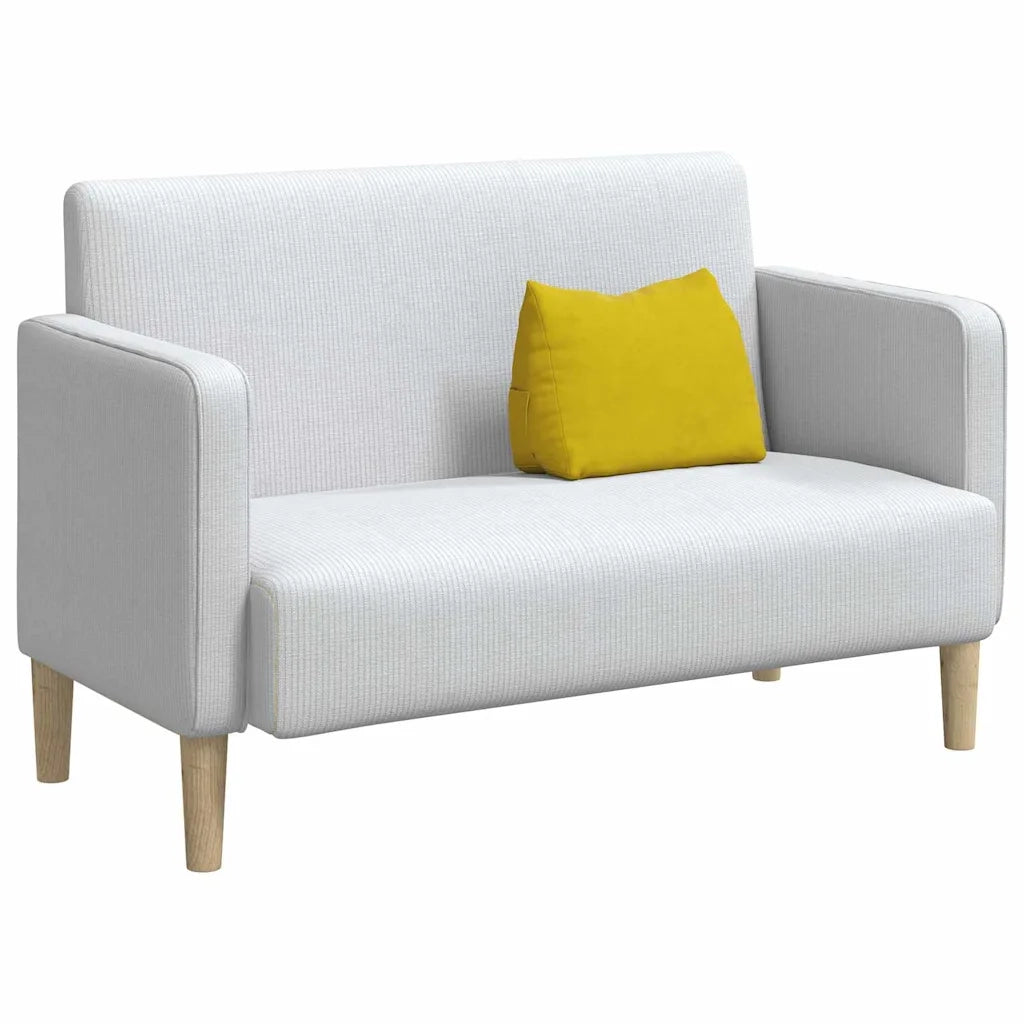 Cuscino per Schiena Giallo 45 x 20 x 35 cm Tessuto in Cords 42015026